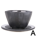 Japanese Samurai Hobnail Cast Iron Tea Cup
