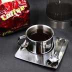 双层不锈钢茶杯咖啡杯