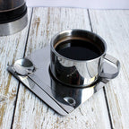 双层不锈钢茶杯咖啡杯