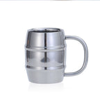 双层不锈钢啤酒杯