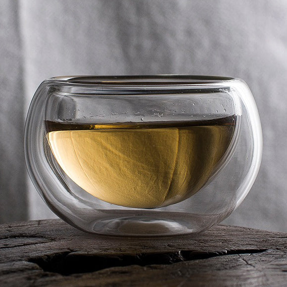 双层玻璃功夫茶杯 (6件套)