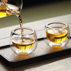 双层玻璃功夫茶杯 (6件套)
