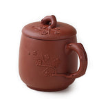 梅花素水泥茶杯