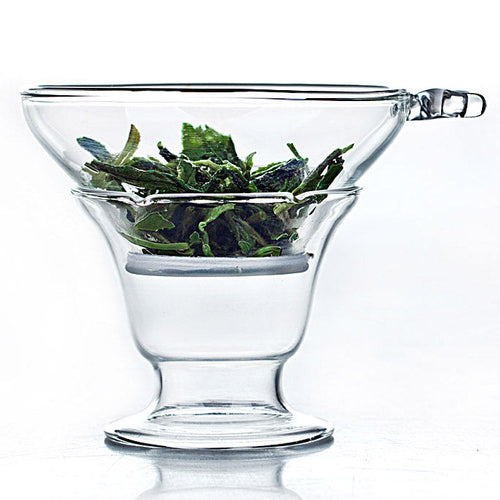 透明玻璃滤茶器和支架