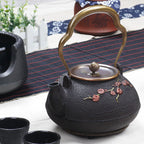 日本喜鹊梅铸铁茶壶