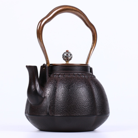 Japanese Pumpkin Cast Iron Teapot