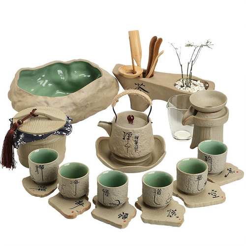 中式禅意石制茶具