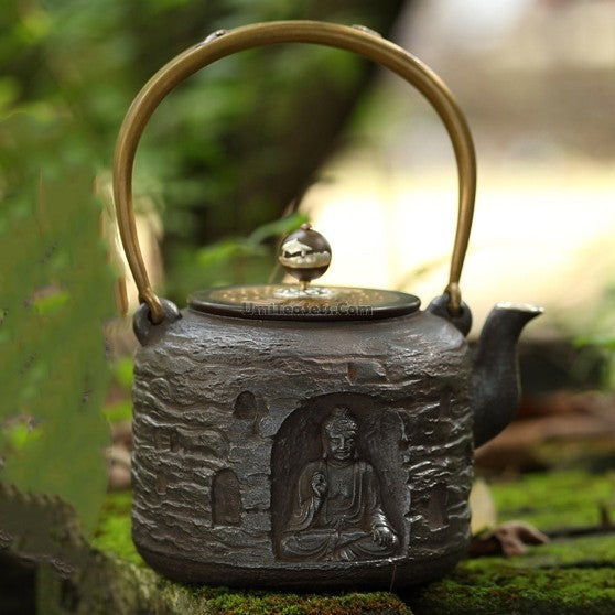 禅宗佛陀铸铁茶壶