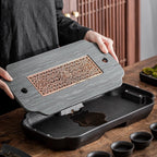 黑陶小型功夫茶盘